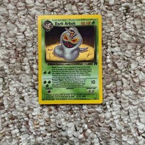 Dark Arbok Pokémon trading card
